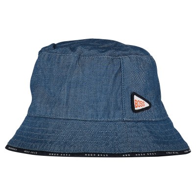 Afbeelding van Hugo Boss J91091 baby zonnehoedje donker blauw