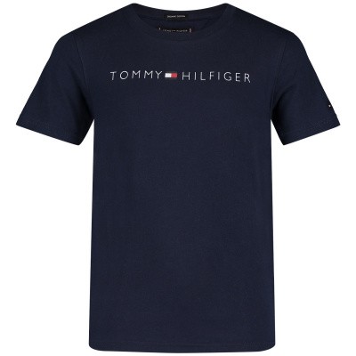 Afbeelding van Tommy Hilfiger KB0KB04865 kinder t-shirt navy