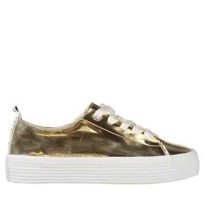 Afbeelding van Tommy Hilfiger FW0FW03378708W8C dames sneakers goud