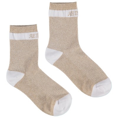 Afbeelding van Reinders VES18W516D kindersokken beige