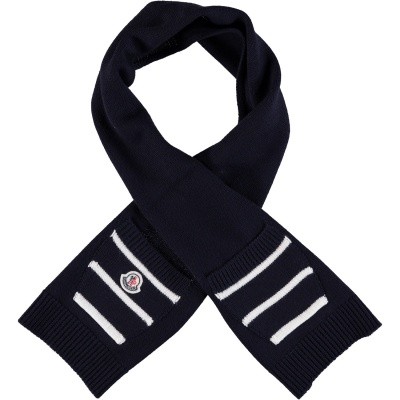 Afbeelding van Moncler 9900305 baby sjaal navy