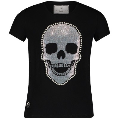Afbeelding van Philipp Plein GTK0358 kinder t-shirt zwart