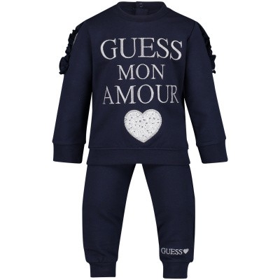 Afbeelding van Guess A91G12 baby joggingpak navy