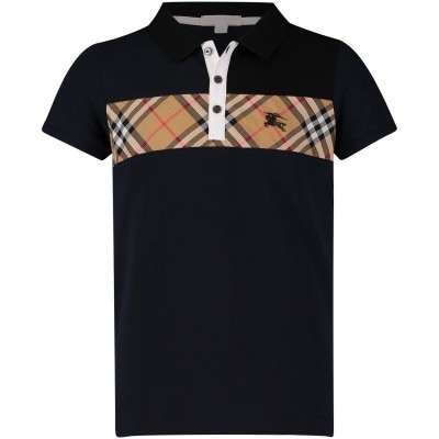 Afbeelding van Burberry 8001082 kinder polo navy
