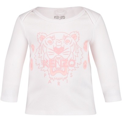 Afbeelding van Kenzo KM10003 baby t-shirt wit
