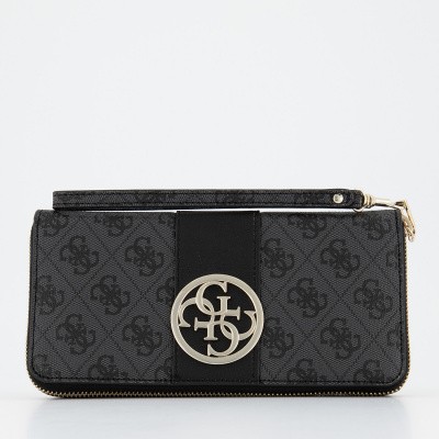 Guess SWSG7402460 dames portemonnee zwart Afbeelding van Guess SWSG7402460 dames portemonnee zwart