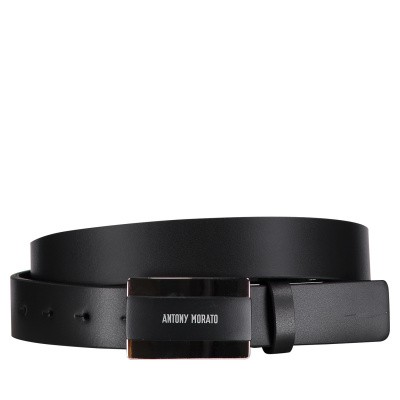 Afbeelding van Antony Morato MMBE00377 heren riem zwart