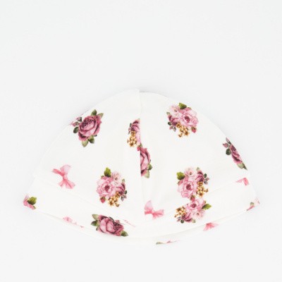 Afbeelding van MonnaLisa 354000 babymutsje off white
