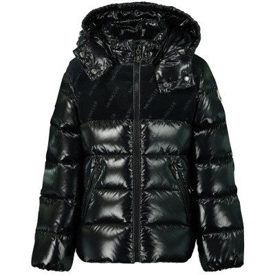 Moncler 4631585 kinderjas zwart Afbeelding van Moncler 4631585 kinderjas zwart
