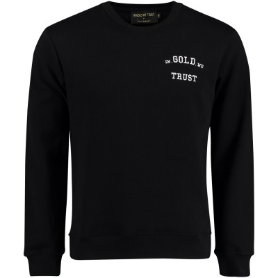 Afbeelding van In Gold We Trust FAS033 herentrui zwart