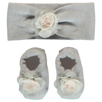 Afbeelding van La Perla 48597 babysetje licht grijs