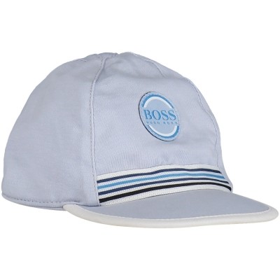 Afbeelding van Hugo Boss J91085 baby softcap licht blauw