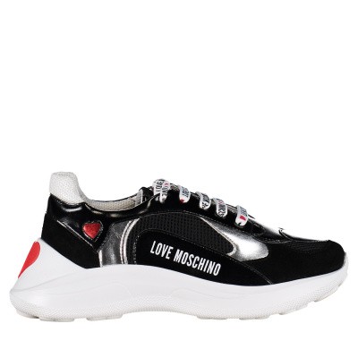 Afbeelding van Moschino JA15296 dames sneakers zwart