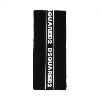 Dsquared2 DQ03PN kinder sjaal zwart Afbeelding van Dsquared2 DQ03PN kinder sjaal zwart