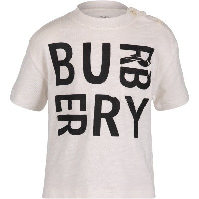 Afbeelding van Burberry 8007088 baby t-shirt wit