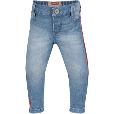 Afbeelding van Levi's NN22534 babybroekje jeans