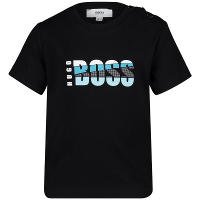 Afbeelding van Boss J05716 baby t-shirt zwart