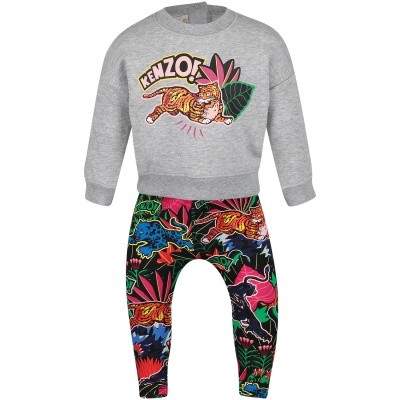 Afbeelding van Kenzo KM36007 babysetje grijs