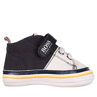 Afbeelding van Boss J99065 babyschoenen navy
