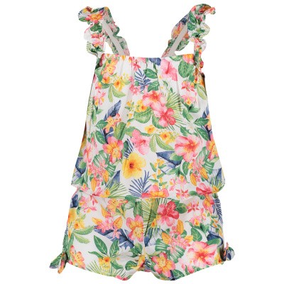 Afbeelding van Mayoral 1846 baby jumpsuit wit