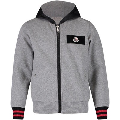 Afbeelding van Moncler 8414450 kindervest grijs