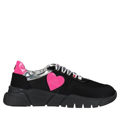 Afbeelding van Moschino JA15203 dames sneakers zwart