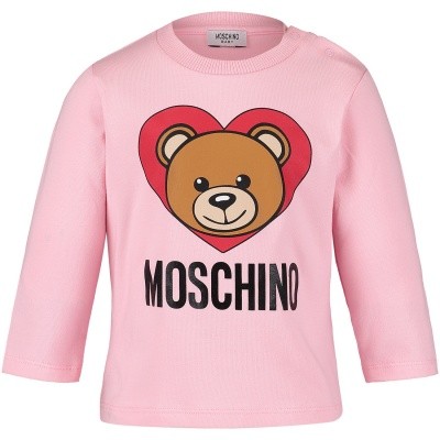 Afbeelding van Moschino M6M01L baby t-shirt roze
