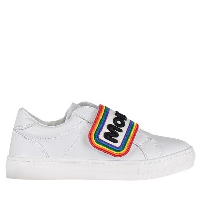 Afbeelding van Moncler MO0044900 kindersneakers wit