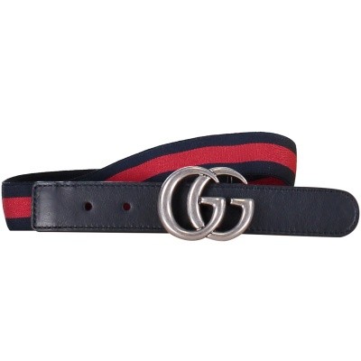 Afbeelding van Gucci 432707 HAENN kinderriem blauw