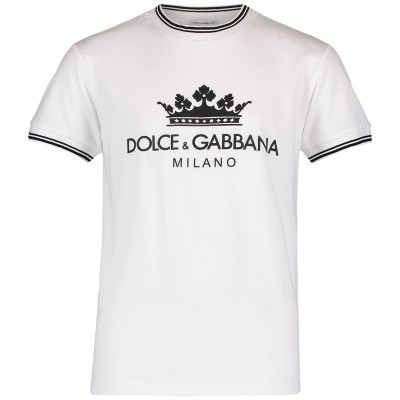Afbeelding van Dolce & Gabbana L4JT7L G7QOG kinder t-shirt wit