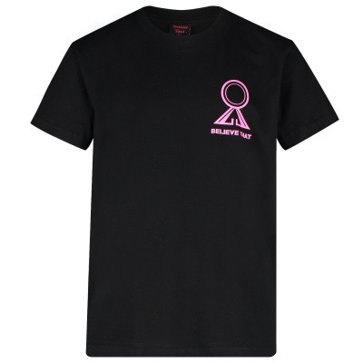 Afbeelding van Believe That NEON LOGO SHIRT kinder t-shirt zwart