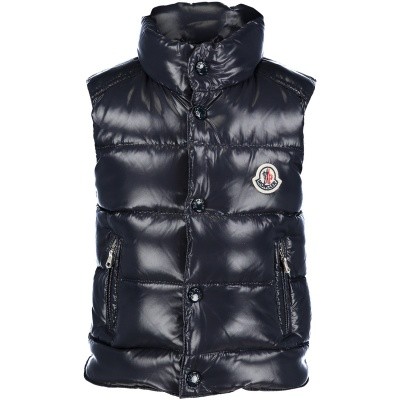 Picture of Moncler 4332905 baby bodywarmer navy