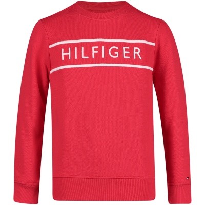 Afbeelding van Tommy Hilfiger KB0KB04039 kinder trui rood