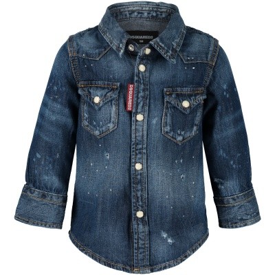 Afbeelding van Dsquared2 DQ033G baby blouse jeans