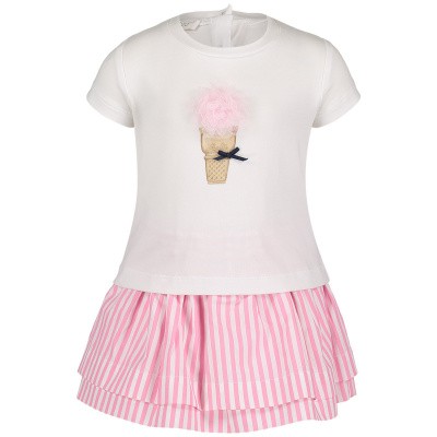 Afbeelding van Liu Jo H19031 babysetje roze