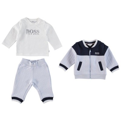 Afbeelding van Boss J98221 babysetje licht blauw
