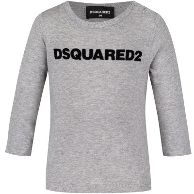 Afbeelding van Dsquared2 DQ02ZQ baby t-shirt grijs