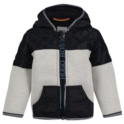 Afbeelding van Boss J06179 baby vest grijs
