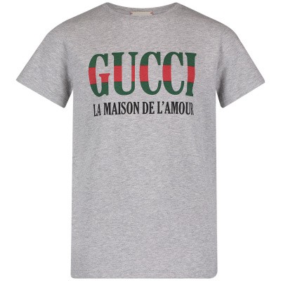 Afbeelding van Gucci 526775 kinder t-shirt grijs