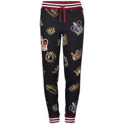 Afbeelding van Dolce & Gabbana L4JPW4 kinderbroek zwart