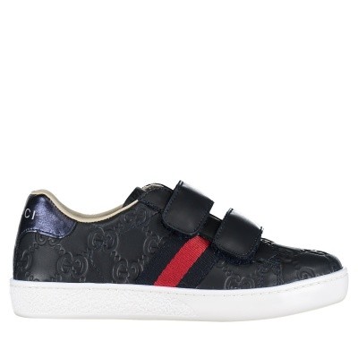 Afbeelding van Gucci 455448 DF720 kindersneakers navy