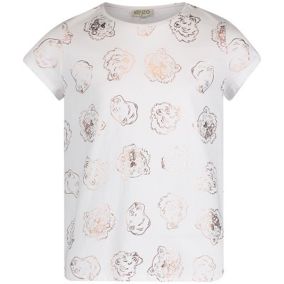Afbeelding van Kenzo KN10228 kinder t-shirt wit