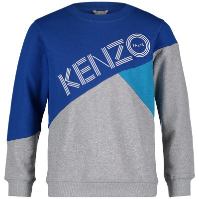 Afbeelding van Kenzo KN15618 kindertrui grijs