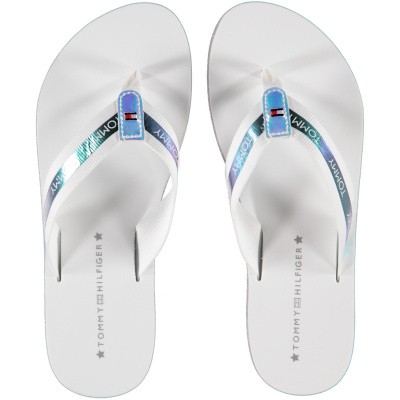 Afbeelding van Tommy Hilfiger FW0FW04016 dames slippers wit