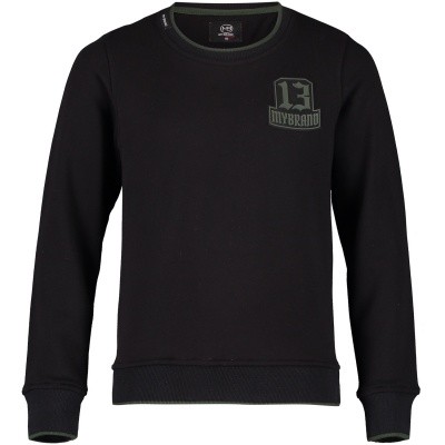 Afbeelding van My Brand BMBSW001G3004 kinder polo zwart