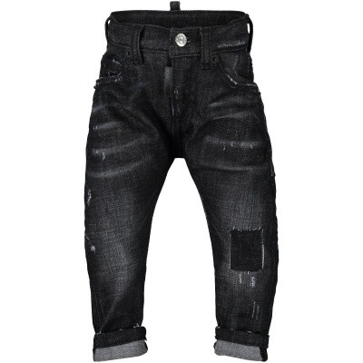 Afbeelding van Dsquared2 DQ01TC D00SJ babybroekje zwart