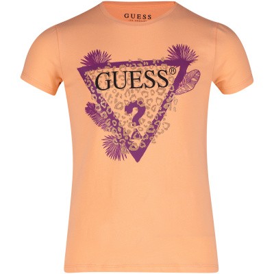 Afbeelding van Guess J92I30 kinder t-shirt zalm