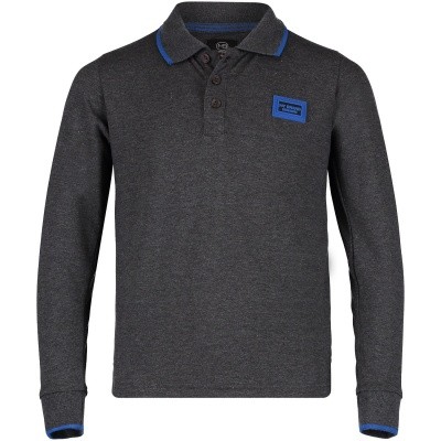 Afbeelding van My Brand BMBPO006G3003 kinder polo donker grijs