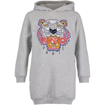 Afbeelding van Kenzo KM30048 kinderjurk grijs