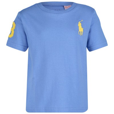 Afbeelding van Ralph Lauren 703646B baby t-shirt licht blauw